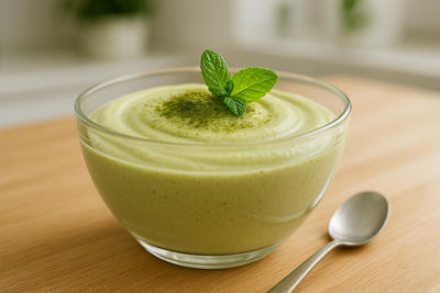 Crème dessert au matcha : recette facile, rapide et savoureuse