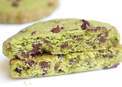 Cookies vegan au matcha bio et pépites de chocolat