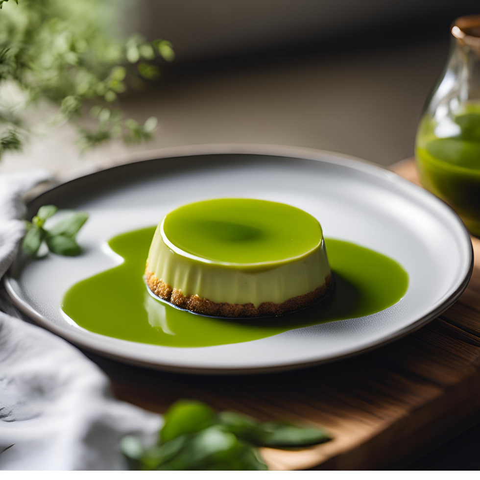 Recette : Flan au Thé Matcha - Allégé en Sucre