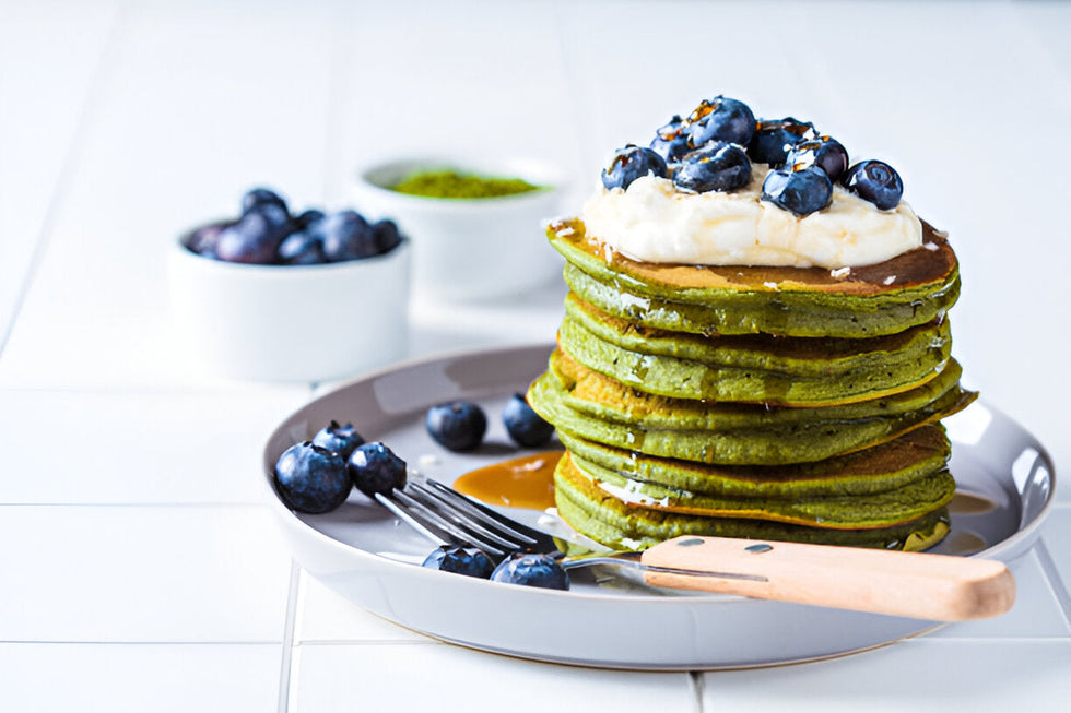 Recette : Pancakes au Thé Matcha - Vegan et Délicieux