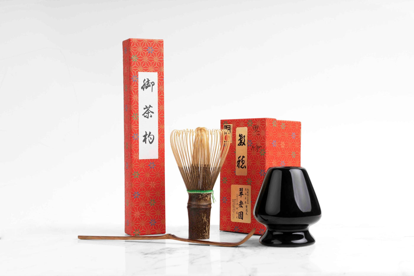 Set d'accessoires en bambou d'artisan
