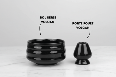 bol à matcha chawan traditionnel série volcan
