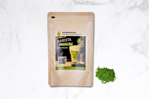 Barista matcha bio premium pour latte