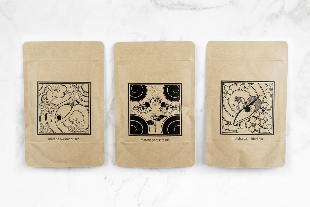 Trio de dégustation matcha de cépage