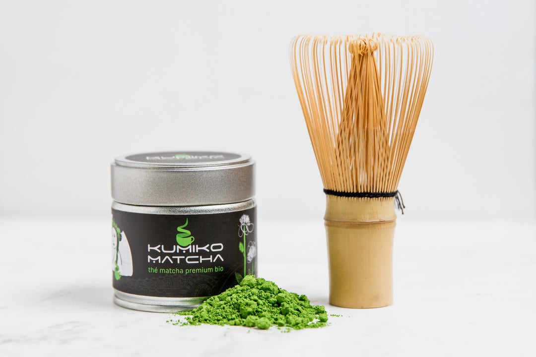 set de fouet à matcha et cuillère en bambou - Kumiko Matcha