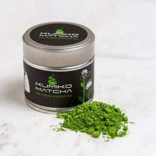 Boîte de thé matcha premium bio Kumiko Matcha